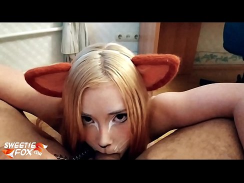 ❤️ Kitsune 吞下 迪克 和 暨 在 她的 嘴 ❤️ 只是色情 在我們 ❌️❤